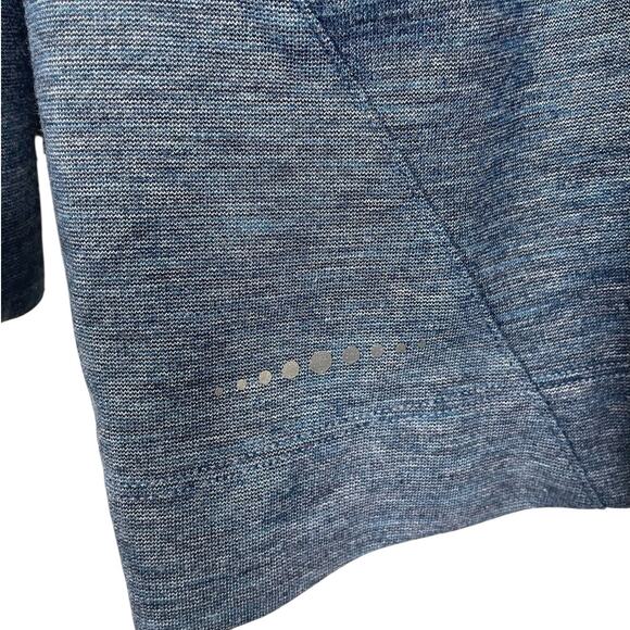 Title Nine She Leads Tunic Top Ponte Knit Pullover Pockets Active Blue Gray XS - Picture 6 of 9